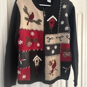 Croft and Barrow Festive Cardigan Size Extra Large